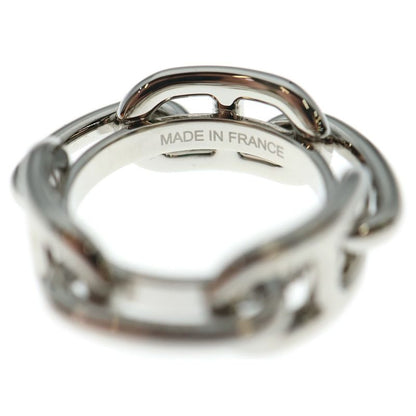 Hermes Chaine D'ancre Scarf Ring Silver