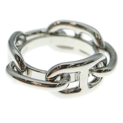 Hermes Chaine D'ancre Scarf Ring Silver