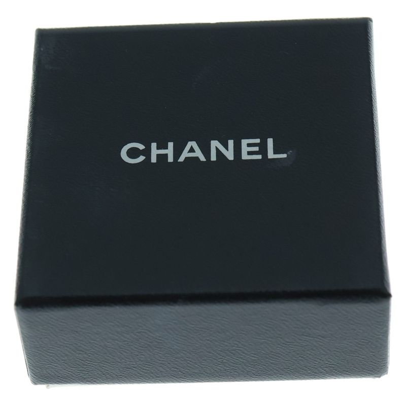 Chanel 99P Stone Earrings Silver Hardware