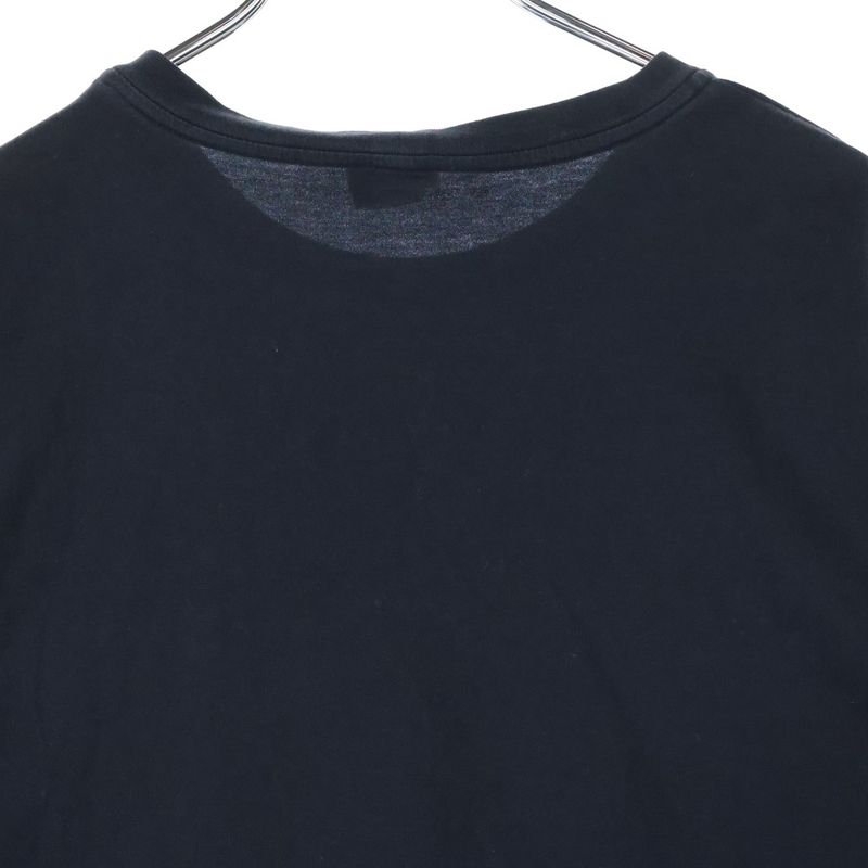 Celine Front Logo Crew Neck Short Sleeves T-shirt Cut And Sewn Black 2x308916g