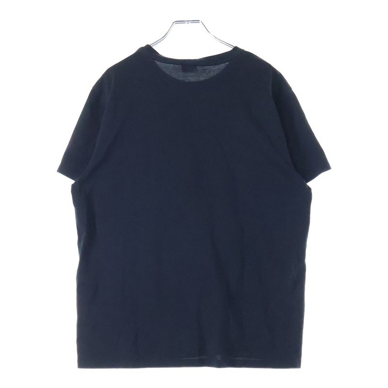 Celine Front Logo Crew Neck Short Sleeves T-shirt Cut And Sewn Black 2x308916g