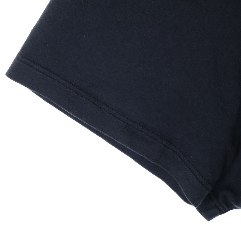 Celine Front Logo Crew Neck Short Sleeves T-shirt Cut And Sewn Black 2x308916g