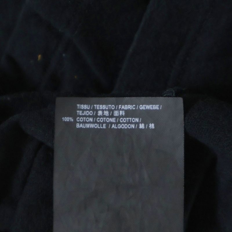 Saint Laurent Paris Logo Print T-shirt Short Sleeves Black/blue 480406