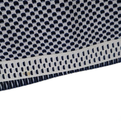 Chanel Coco Logo Plate Viscose Rayon Knit Waffle Fabric Medium Tight Skirt