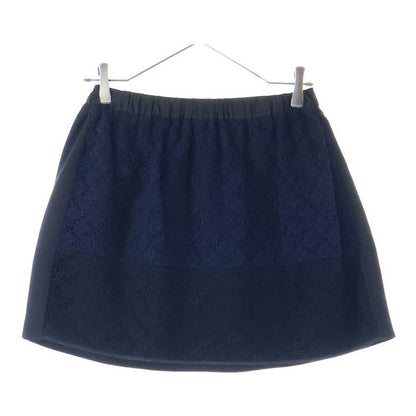 Louis Vuitton 14AW Monogram Flower Pattern Lace Switch Acetate Rayon Flared