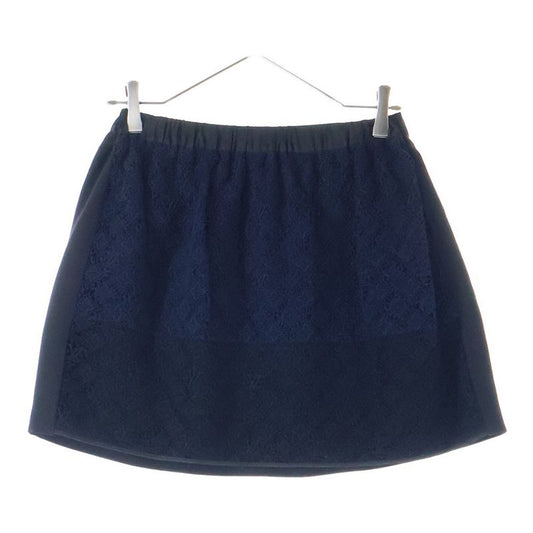 Louis Vuitton 14AW Monogram Flower Pattern Lace Switch Acetate Rayon Flared