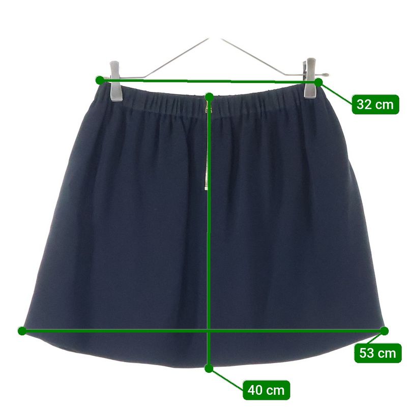 Louis Vuitton 14AW Monogram Flower Pattern Lace Switch Acetate Rayon Flared