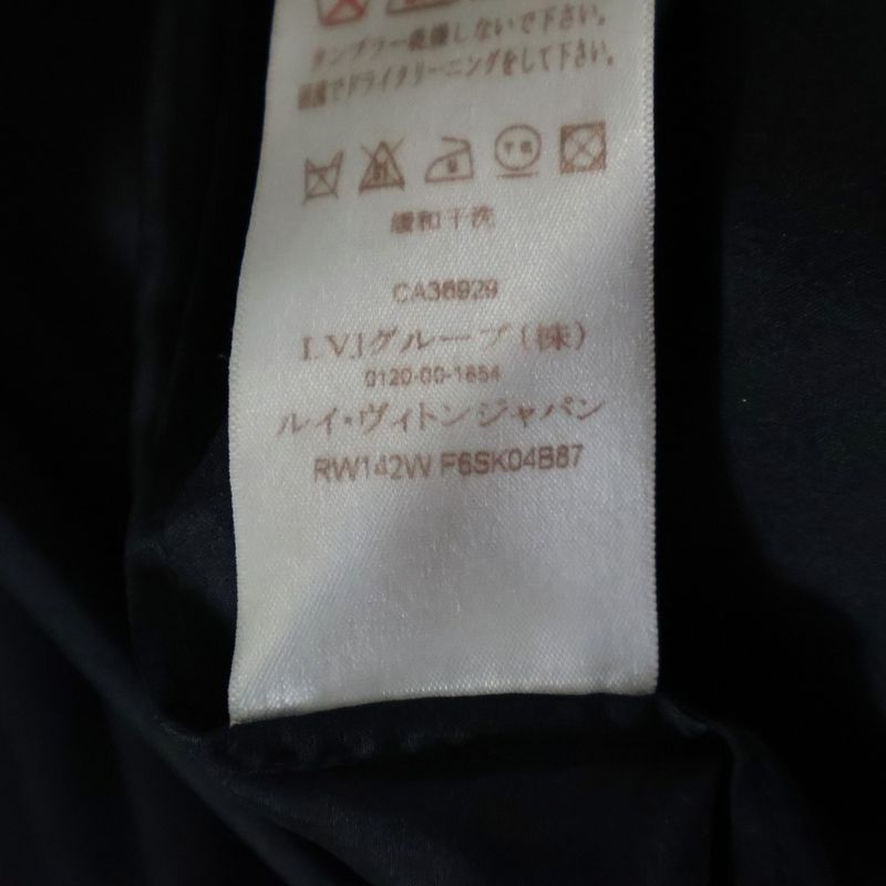 Louis Vuitton 14AW Monogram Flower Pattern Lace Switch Acetate Rayon Flared