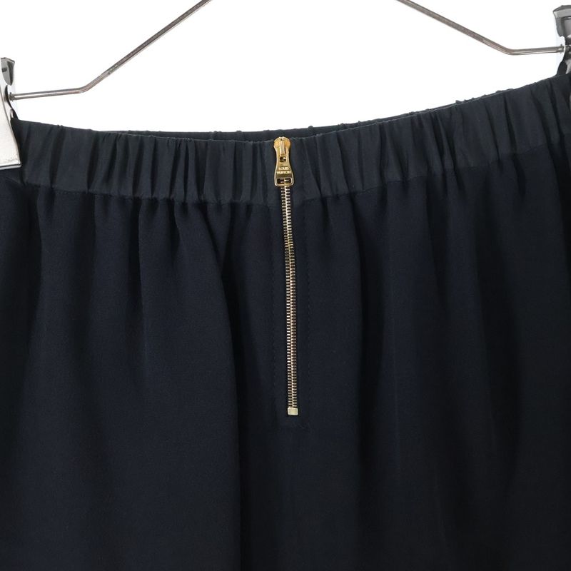 Louis Vuitton 14AW Monogram Flower Pattern Lace Switch Acetate Rayon Flared