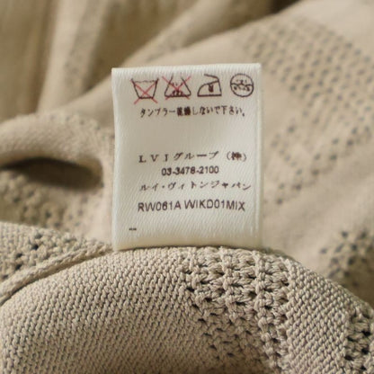 Louis Vuitton 06SS Flower Pattern Rayon Knit Sleeveless Medium Tight Dress