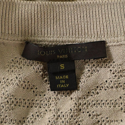 Louis Vuitton 06SS Flower Pattern Rayon Knit Sleeveless Medium Tight Dress