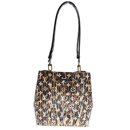 Louis Vuitton Monogram Jungle Neonoe Handbag Shoulder Bag Brown And Black Gold