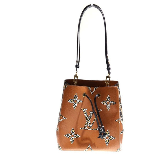 Louis Vuitton Monogram Jungle Neonoe Handbag Shoulder Bag Brown And Black Gold
