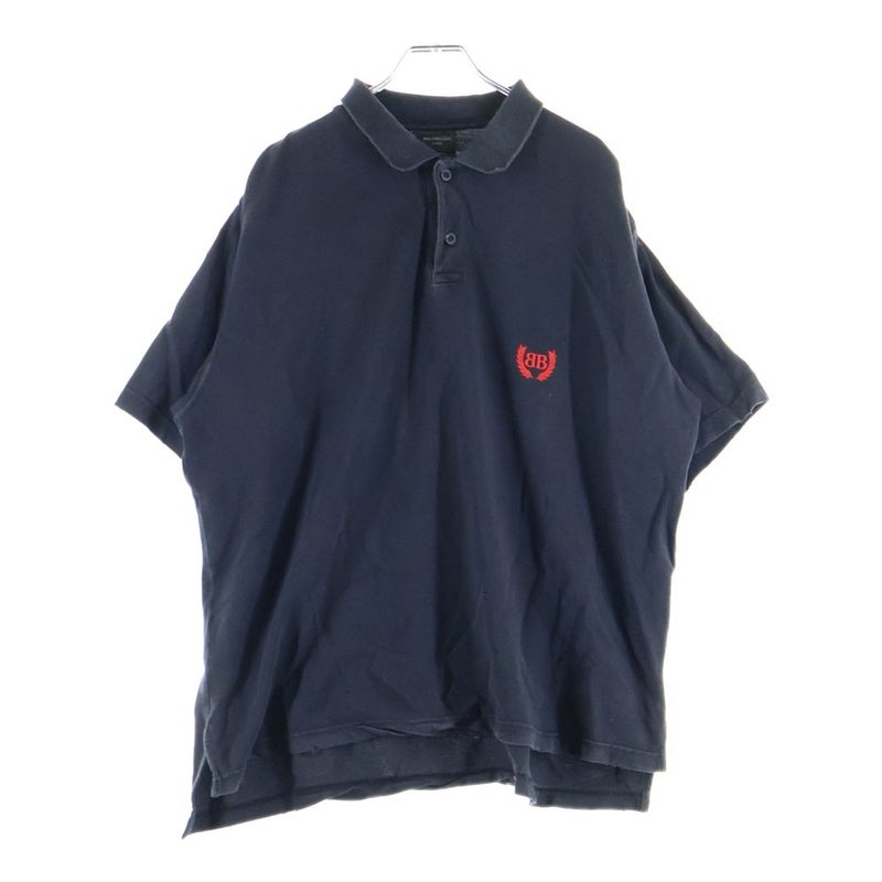 Balenciaga Laurel Classic S/S Laurel Classic Short-sleeved Polo Shirt Black