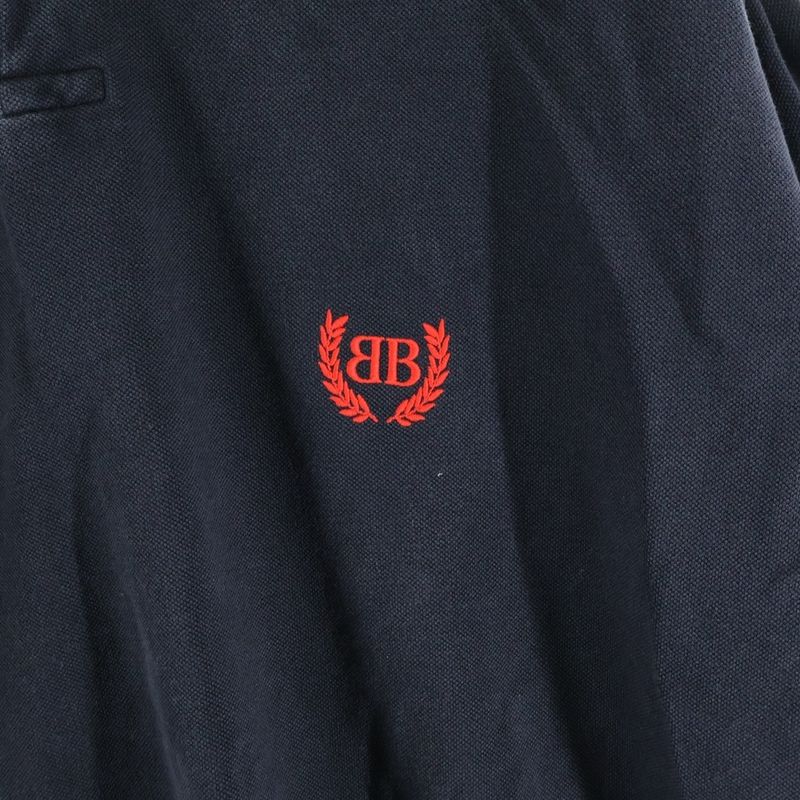 Balenciaga Laurel Classic S/S Laurel Classic Short-sleeved Polo Shirt Black