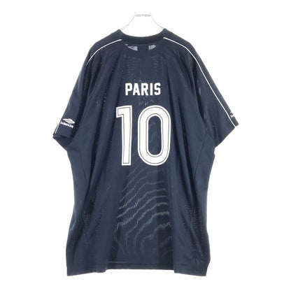 Balenciaga 24SS Soccer Logo Oversized Short-sleeved T-shirt Black 777705