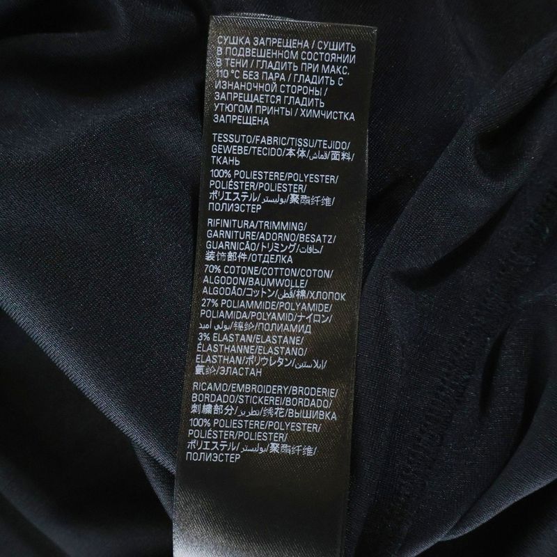 Balenciaga 24SS Soccer Logo Oversized Short-sleeved T-shirt Black 777705