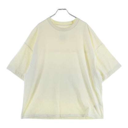 Bottega Veneta Oversized Crew Neck T-shirt Short Sleeves Cut And Sewn White