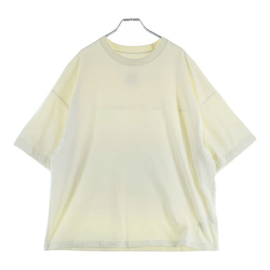 Bottega Veneta Oversized Crew Neck T-shirt Short Sleeves Cut And Sewn White