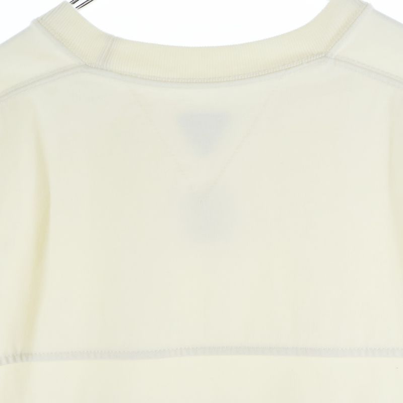 Bottega Veneta Oversized Crew Neck T-shirt Short Sleeves Cut And Sewn White