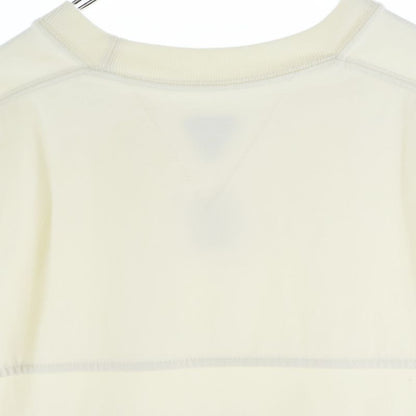Bottega Veneta Oversized Crew Neck T-shirt Short Sleeves Cut And Sewn White