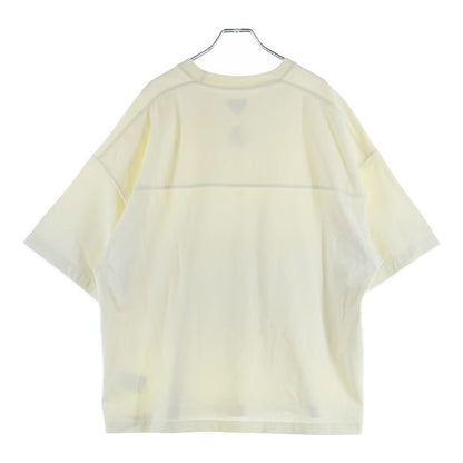 Bottega Veneta Oversized Crew Neck T-shirt Short Sleeves Cut And Sewn White