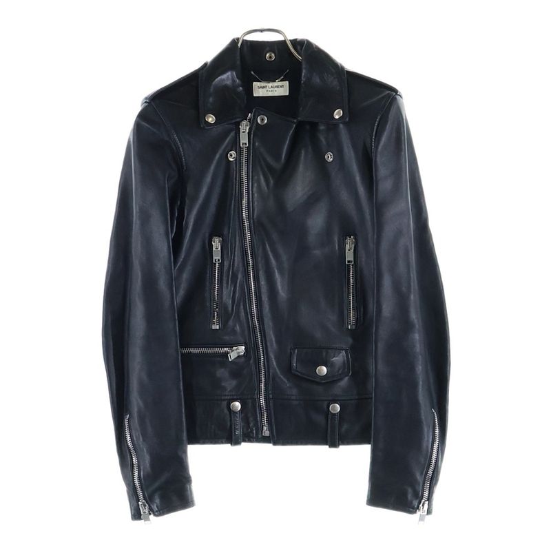Saint Laurent Paris 15AW Edition L01 Classic Motorcycle Leather Riders Jacket