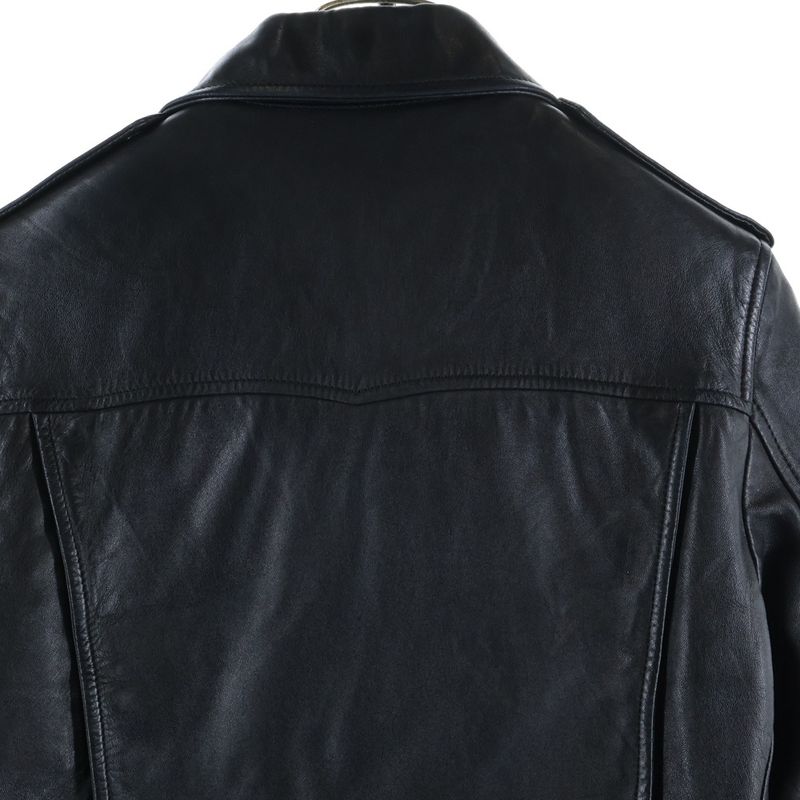 Saint Laurent Paris 15AW Edition L01 Classic Motorcycle Leather Riders Jacket