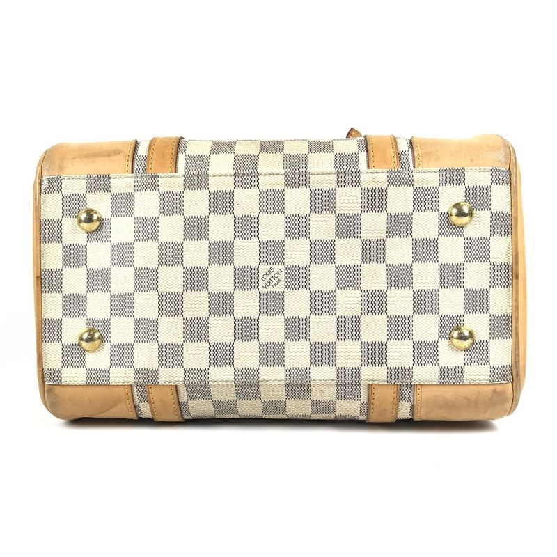 Louis Vuitton Handbag Bar Cles PM Bar Cles PM N52001 Damier Azure Canvas White