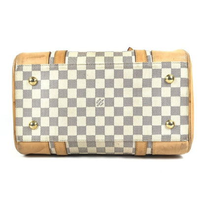 Louis Vuitton Handbag Bar Cles PM Bar Cles PM N52001 Damier Azure Canvas White