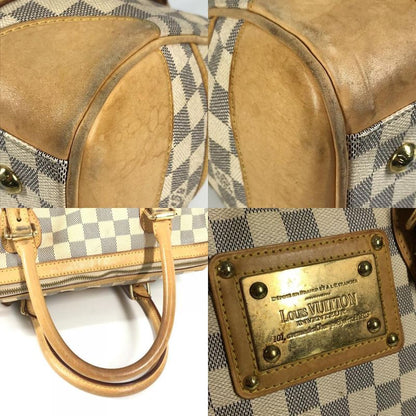 Louis Vuitton Handbag Bar Cles PM Bar Cles PM N52001 Damier Azure Canvas White