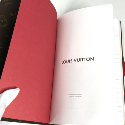Louis Vuitton Notebook MM Jane Cherry Gi1371 Paper Brown