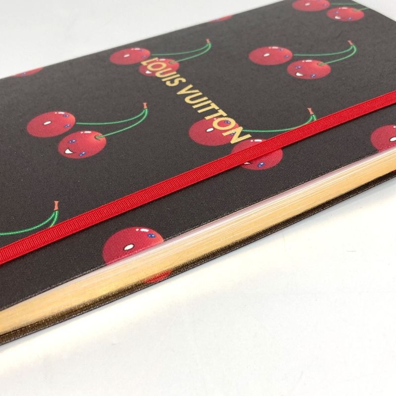 Louis Vuitton Notebook MM Jane Cherry Gi1371 Paper Brown