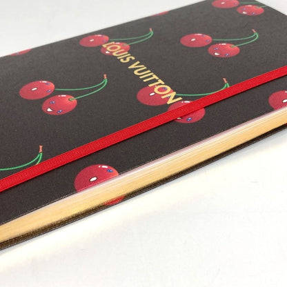 Louis Vuitton Notebook MM Jane Cherry Gi1371 Paper Brown
