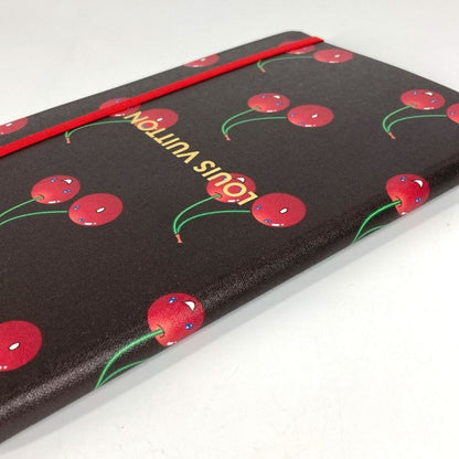 Louis Vuitton Notebook MM Jane Cherry Gi1371 Paper Brown