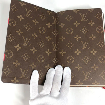 Louis Vuitton Notebook MM Jane Cherry Gi1371 Paper Brown