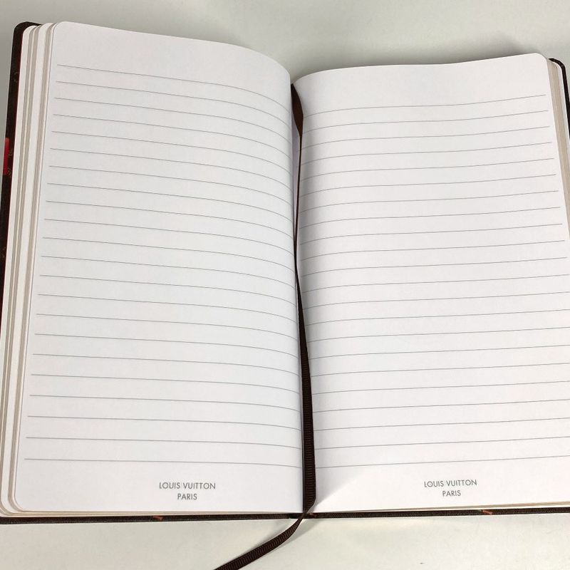 Louis Vuitton Notebook MM Jane Cherry Gi1371 Paper Brown