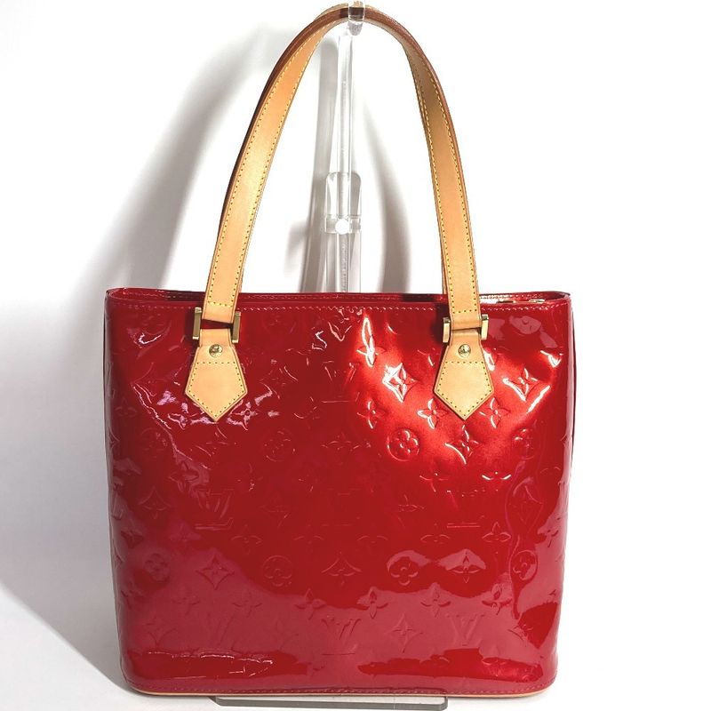 Louis Vuitton Shoulder Bag Houston M91092 Monogram Vernis Canvas Rouge Red