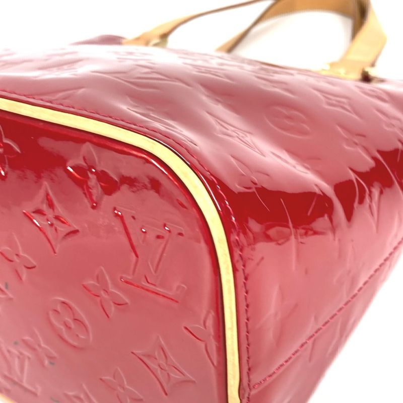Louis Vuitton Shoulder Bag Houston M91092 Monogram Vernis Canvas Rouge Red