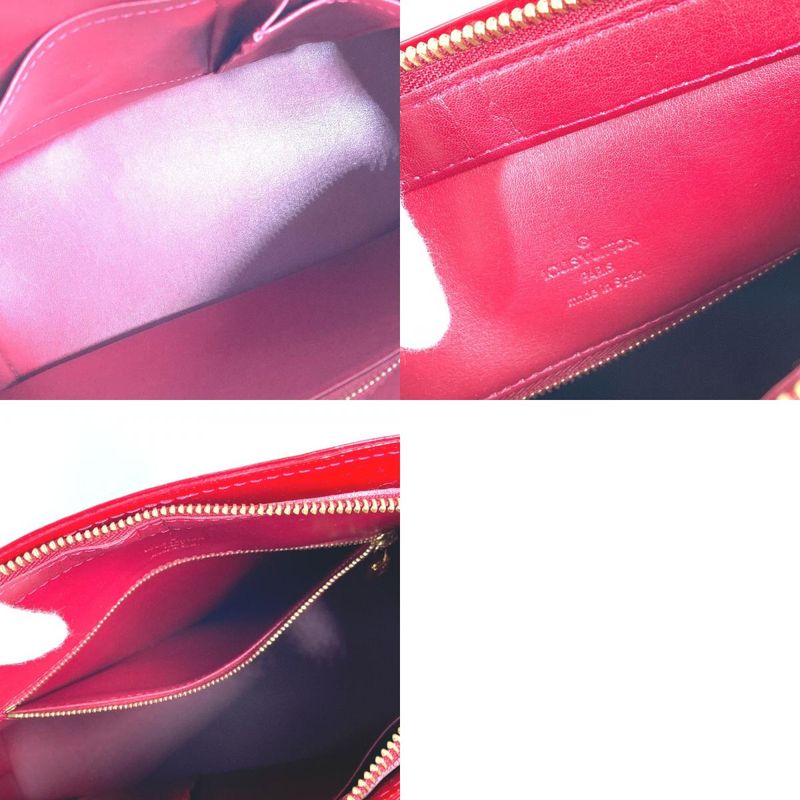 Louis Vuitton Shoulder Bag Houston M91092 Monogram Vernis Canvas Rouge Red