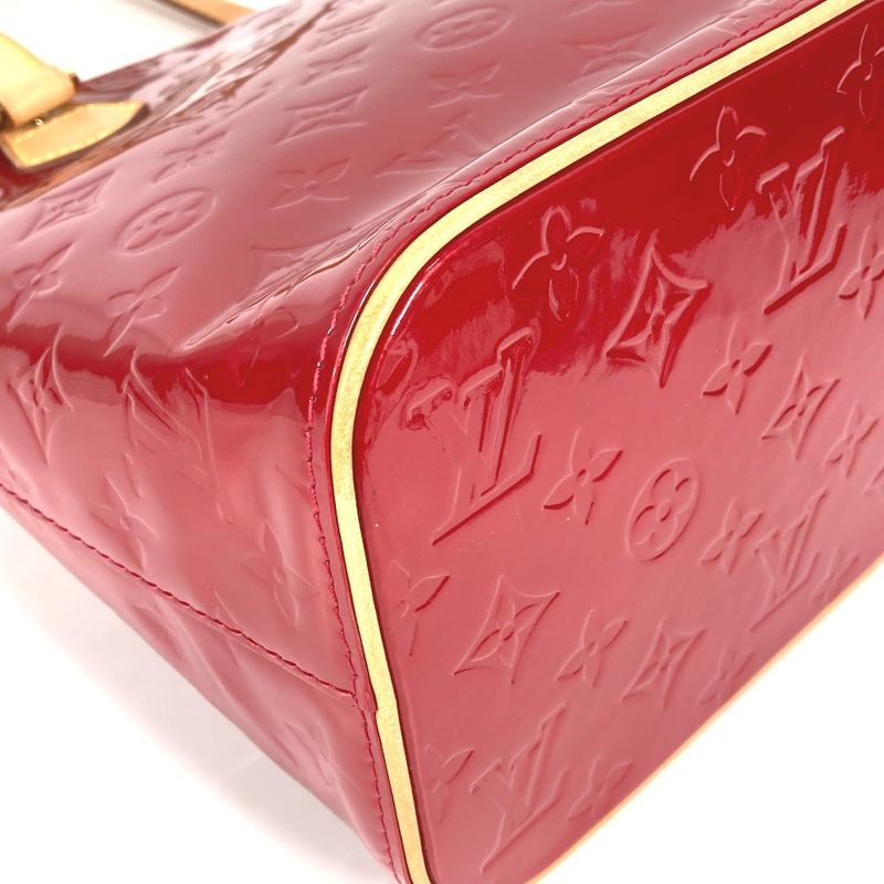 Louis Vuitton Shoulder Bag Houston M91092 Monogram Vernis Canvas Rouge Red