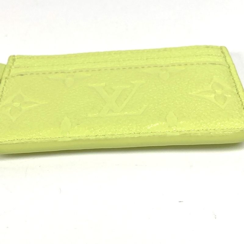 Louis Vuitton Card Case Card Case Porte Cult LV Charm M13645 Monogram Empreinte