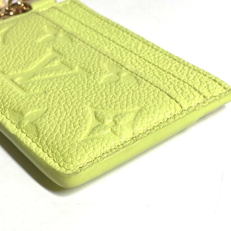Louis Vuitton Card Case Card Case Porte Cult LV Charm M13645 Monogram Empreinte