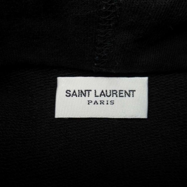 19ss Saint Laurent Paris Star Logo Print Hoodie Lined Sweatshirt Hoodie