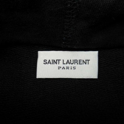 19ss Saint Laurent Paris Star Logo Print Hoodie Lined Sweatshirt Hoodie
