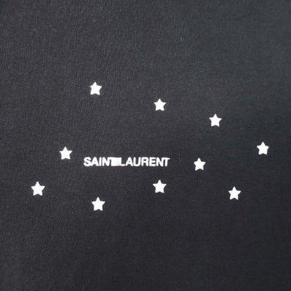 19ss Saint Laurent Paris Star Logo Print Hoodie Lined Sweatshirt Hoodie