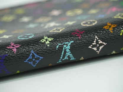 Authentic Louis Vuitton LV Zippy Wallet Monogram Multicolor Long Wallet Noir