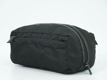 Authentic Prada Nylon Pouch Small Bag Black Miscellaneous Small Goods Used