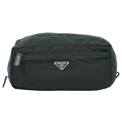 Authentic Prada Nylon Pouch Small Bag Black Miscellaneous Small Goods Used