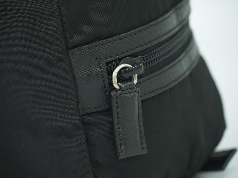 Authentic Prada Nylon Pouch Small Bag Black Miscellaneous Small Goods Used